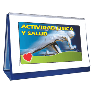 Libro rotafolio educativo sobre Ejercicio Saludable