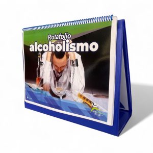 Libro rotafolio educativo sobre Alcoholismo