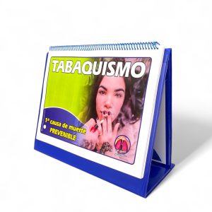 Libro rotafolio educativo tamaño pliego sobre Tabaquismo