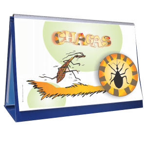 Libro rotafolio educativo sobre Chagas