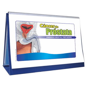 Libro rotafolio educativo sobre Cáncer de Próstata